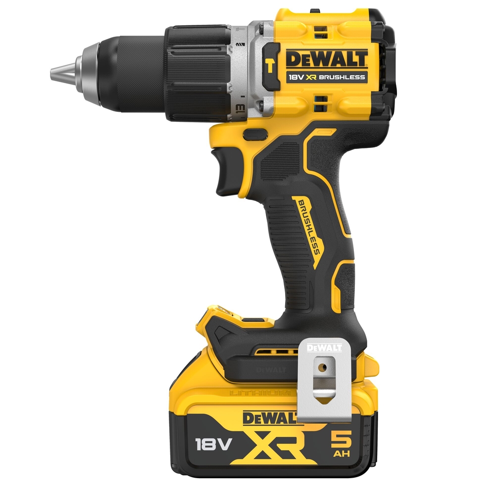 Perceuse-visseuse percussion compacte XR 18 V 5 Ah Li-Ion Brushless - DCD805P2T-QW - DEWALT