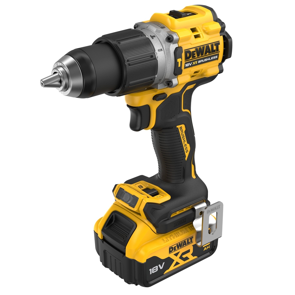 Perceuse-visseuse percussion compacte XR 18 V 5 Ah Li-Ion Brushless - DCD805P2T-QW - DEWALT
