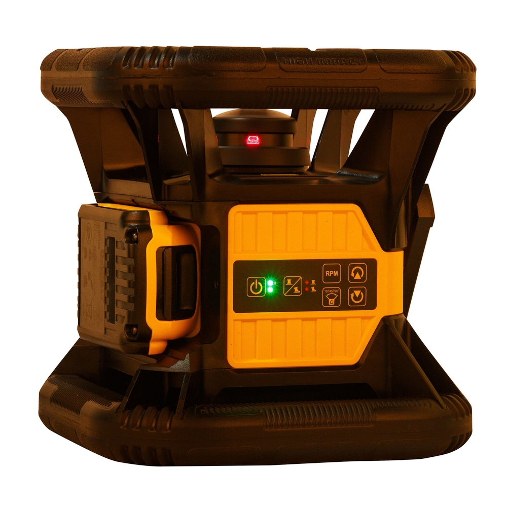 Niveau laser rotatif intérieur 18 V 2 Ah Li-Ion - faisceaux rouges - DCE074D1R-QW - DEWALT
