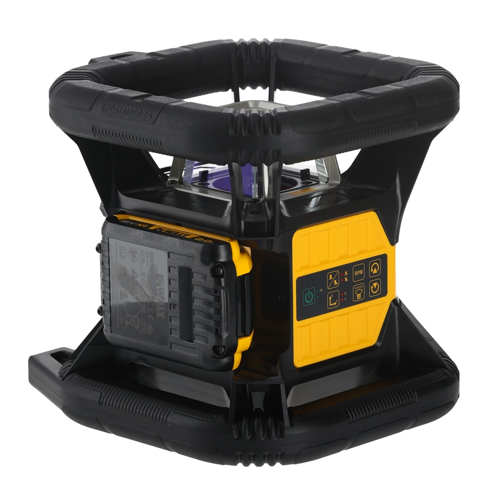 Niveau laser rotatif double pente intérieur/extérieur 18 V 2 Ah - faisceau vert - DCE079D1G-QW - DEWALT