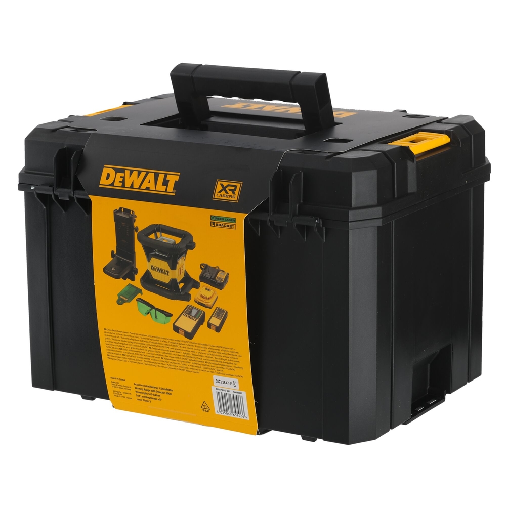 Niveau laser rotatif double pente intérieur/extérieur 18 V 2 Ah - faisceau vert - DCE079D1G-QW - DEWALT