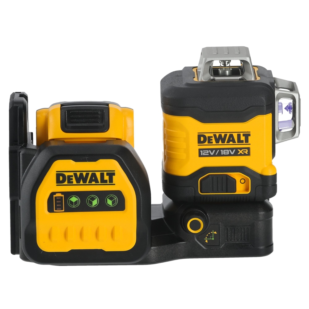 Niveau laser multilignes 3 x 360° XR 12 V / 18 V 2 Ah Li-Ion - faisceaux verts - DCE089D1G18-QW - DEWALT