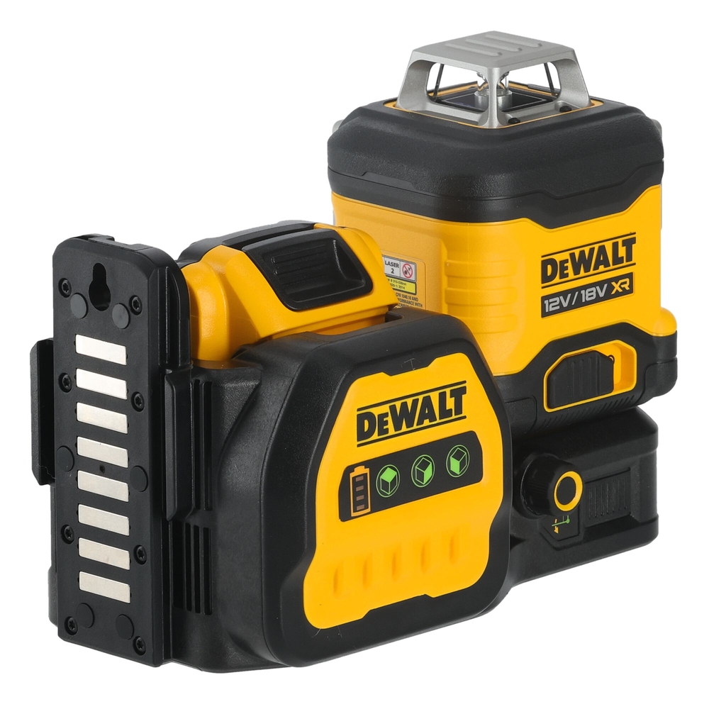 Niveau laser multilignes 3 x 360° XR 12 V / 18 V 2 Ah Li-Ion - faisceaux verts - DCE089D1G18-QW - DEWALT