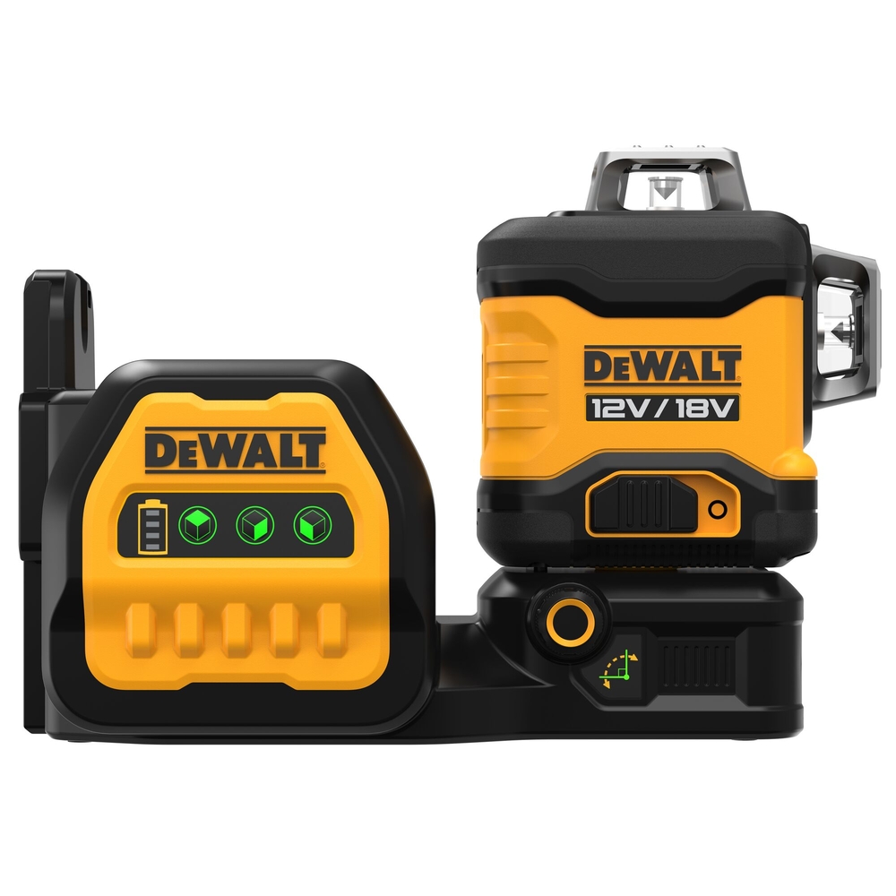 Niveau laser multilignes 3 x 360° XR 12 V / 18 V 2 Ah Li-Ion - faisceaux verts - DCE089D1G18-QW - DEWALT