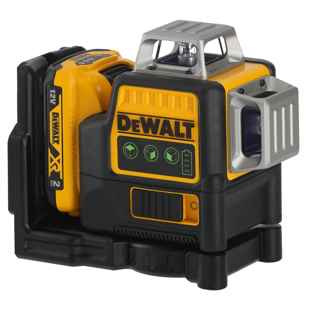 Niveau laser multilignes 3 x 360° XR 12 V 2 Ah Li-Ion - faisceaux verts - DCE089D1G-QW - DEWALT