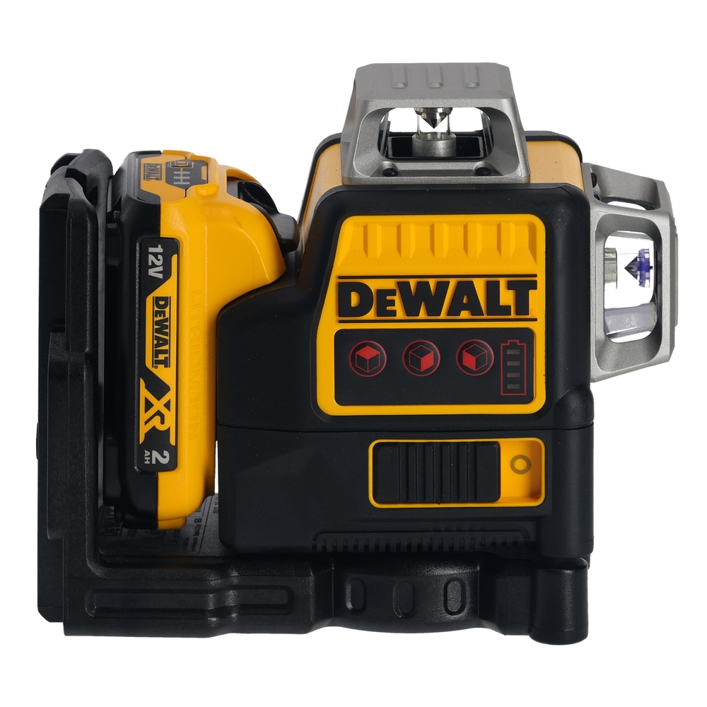 Niveau laser multilignes 3 x 360° XR 12 V 2 Ah Li-Ion - faisceaux rouges - DCE089D1R-QW - DEWALT