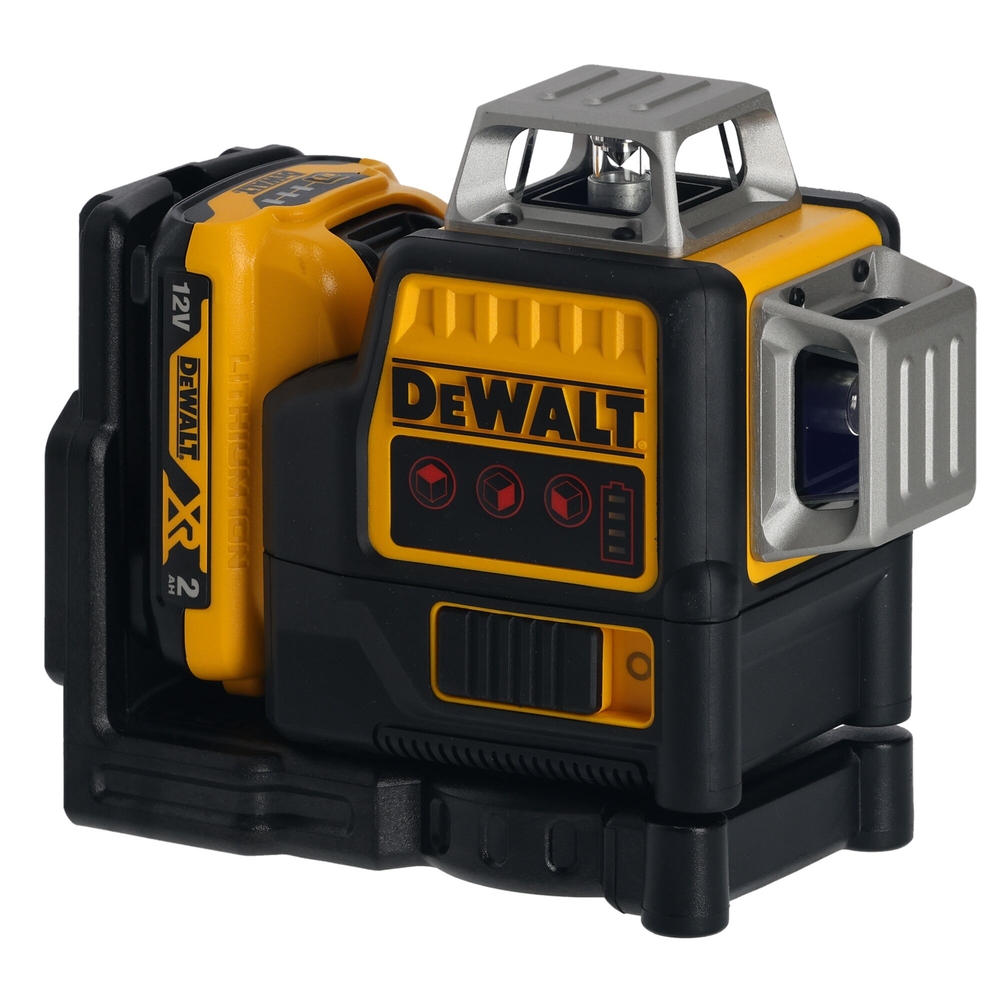 Niveau laser multilignes 3 x 360° XR 12 V 2 Ah Li-Ion - faisceaux rouges - DCE089D1R-QW - DEWALT