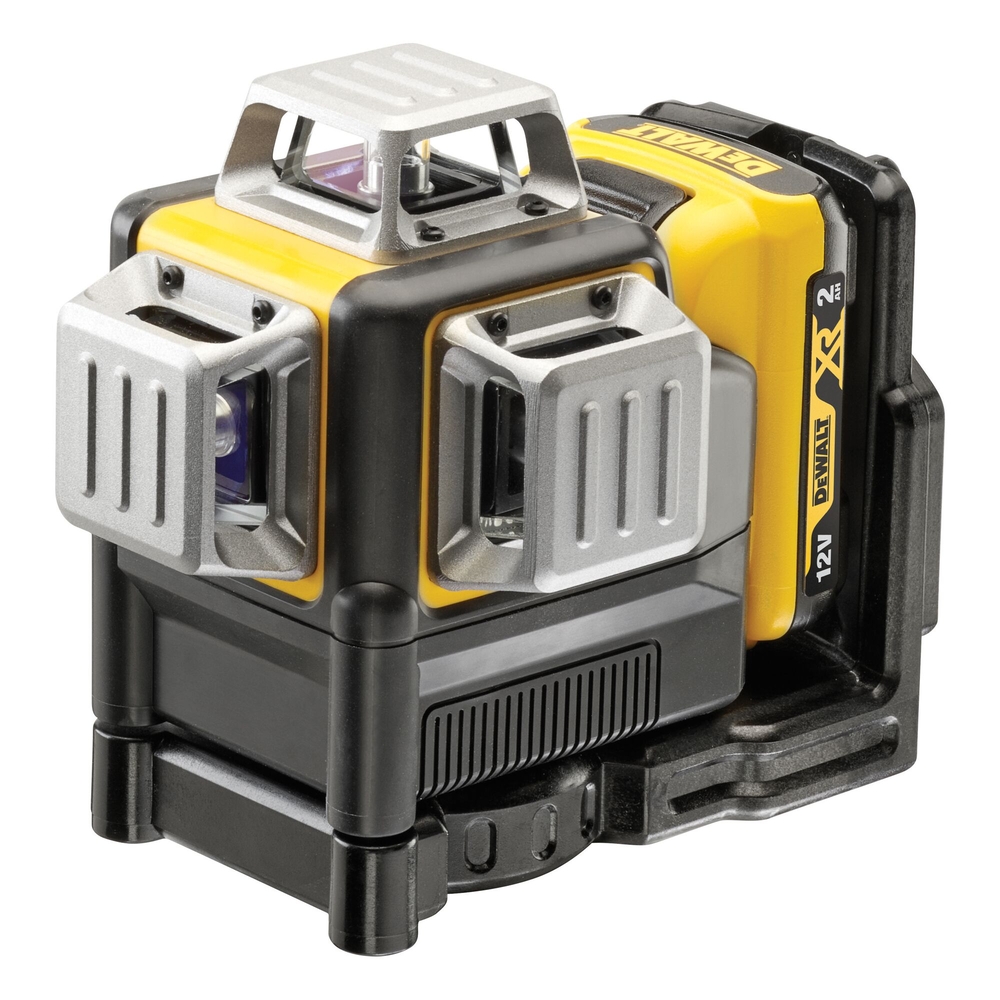 Niveau laser multilignes 3 x 360° XR 12 V 2 Ah Li-Ion - faisceaux rouges - DCE089D1R-QW - DEWALT