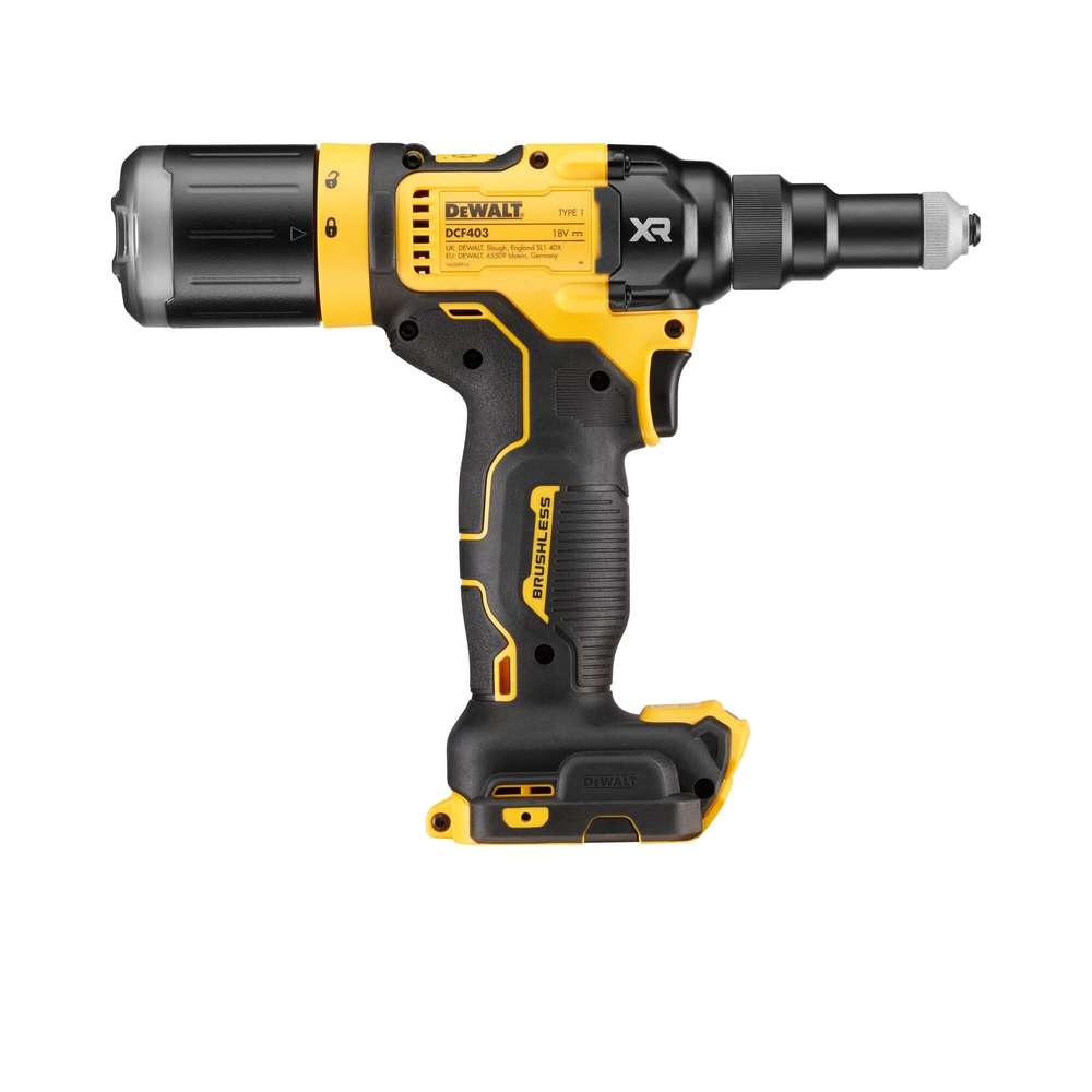 Riveteuse XR 18V Brushless 4.8 mm - Sans batterie ni chargeur, coffret TSTAK - DCF403NT-XJ - DEWALT