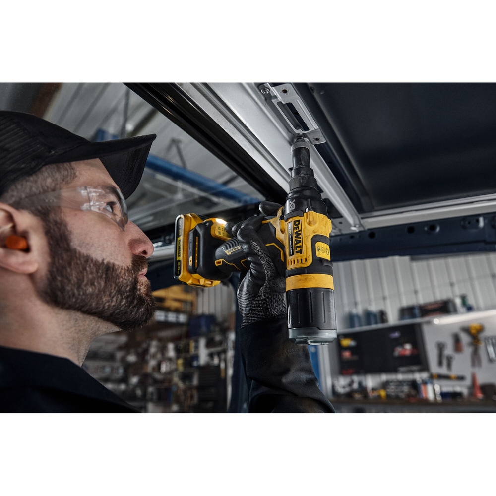 Riveteuse XR 18V Brushless 4.8 mm - Sans batterie ni chargeur, coffret TSTAK - DCF403NT-XJ - DEWALT