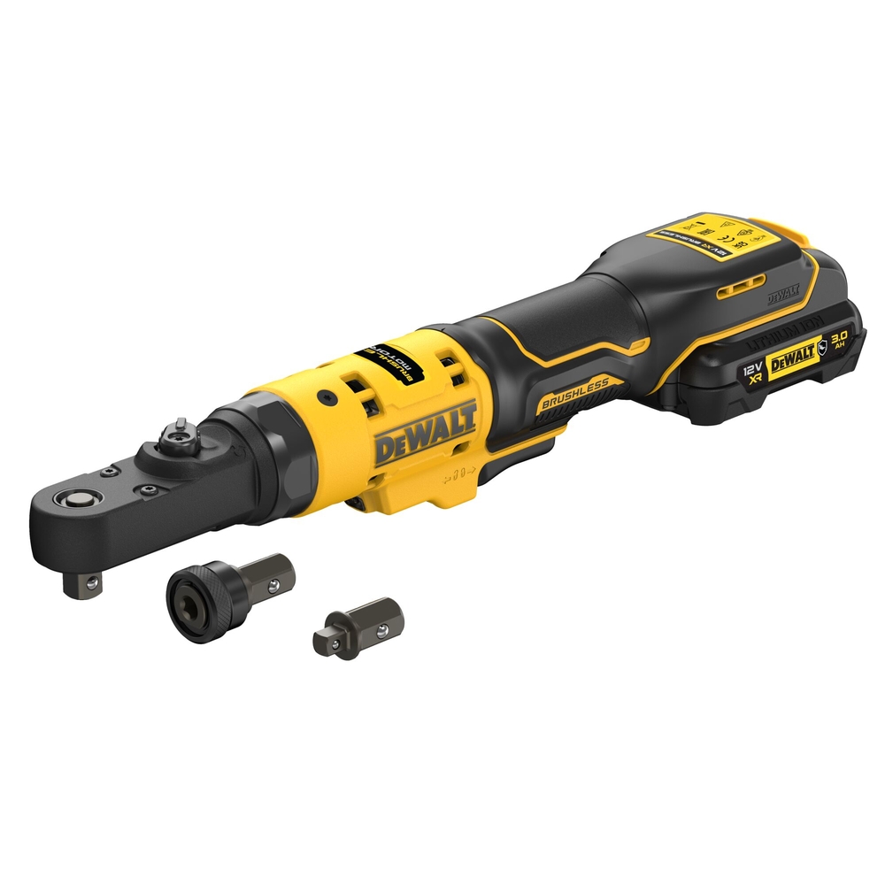 Clé à cliquet XR 12V 3Ah Li-Ion Brushless - Têtes 1/4