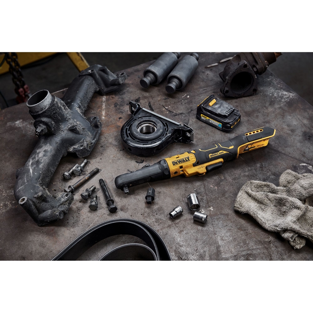 Clé à cliquet XR 18V 1.7Ah Li-Ion Brushless - Têtes interchangeables 3/8