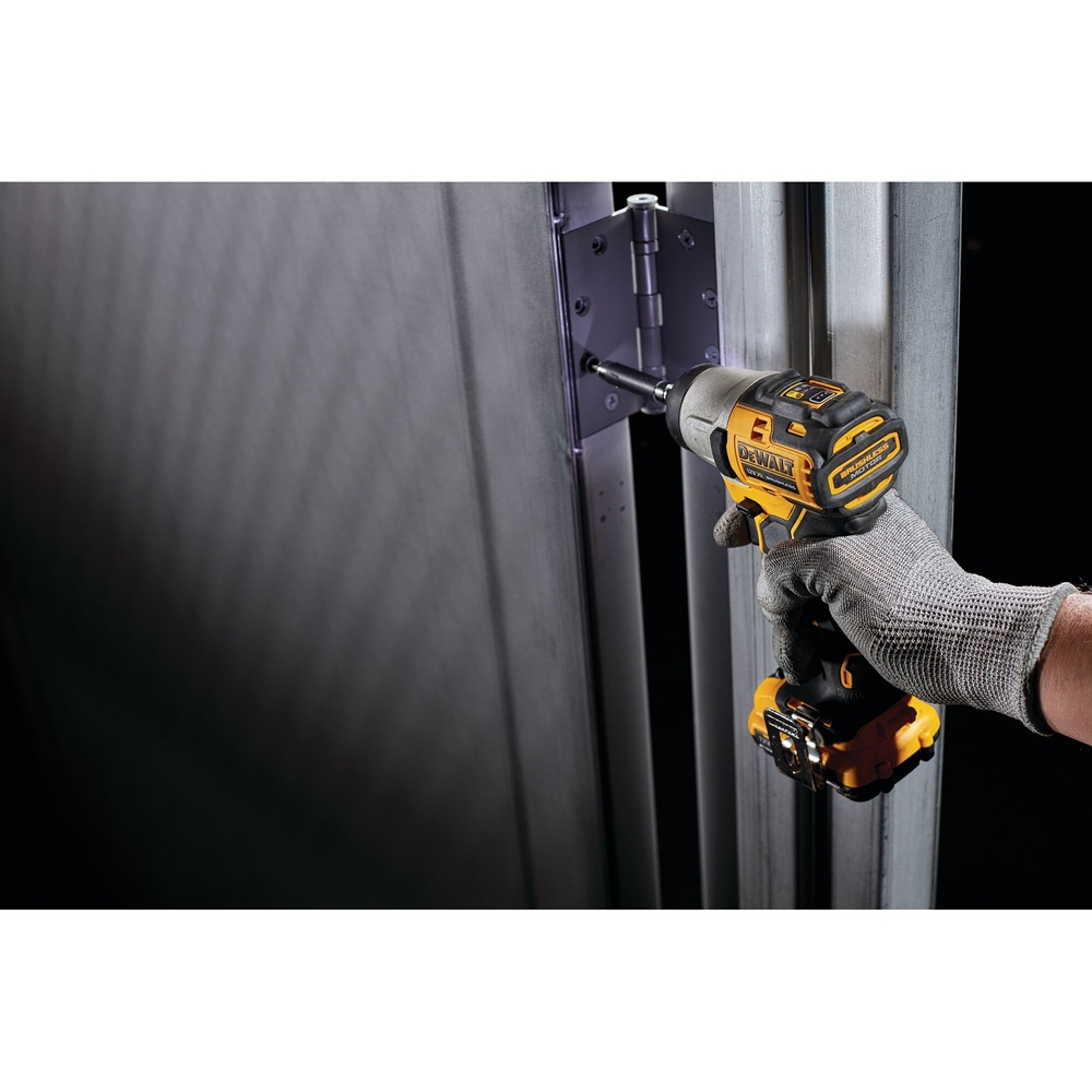 Visseuse à chocs XR 12 V Brushless - sans batterie ni chargeur, clip ceinture  - DCF801N-XJ - DEWALT