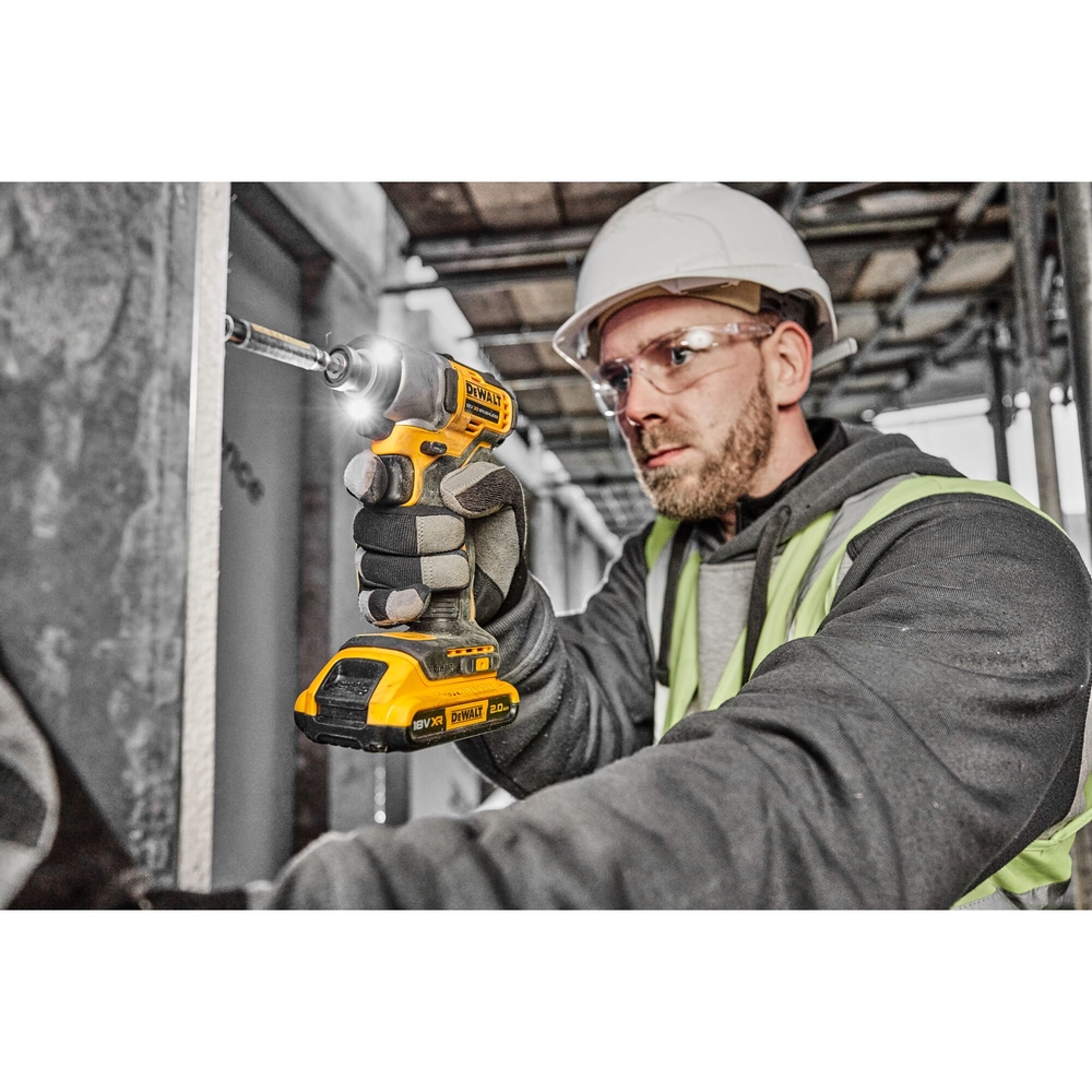 Visseuse à chocs compacte XR 18V 2Ah Li-Ion Brushless  - DCF840D2T-QW - DEWALT
