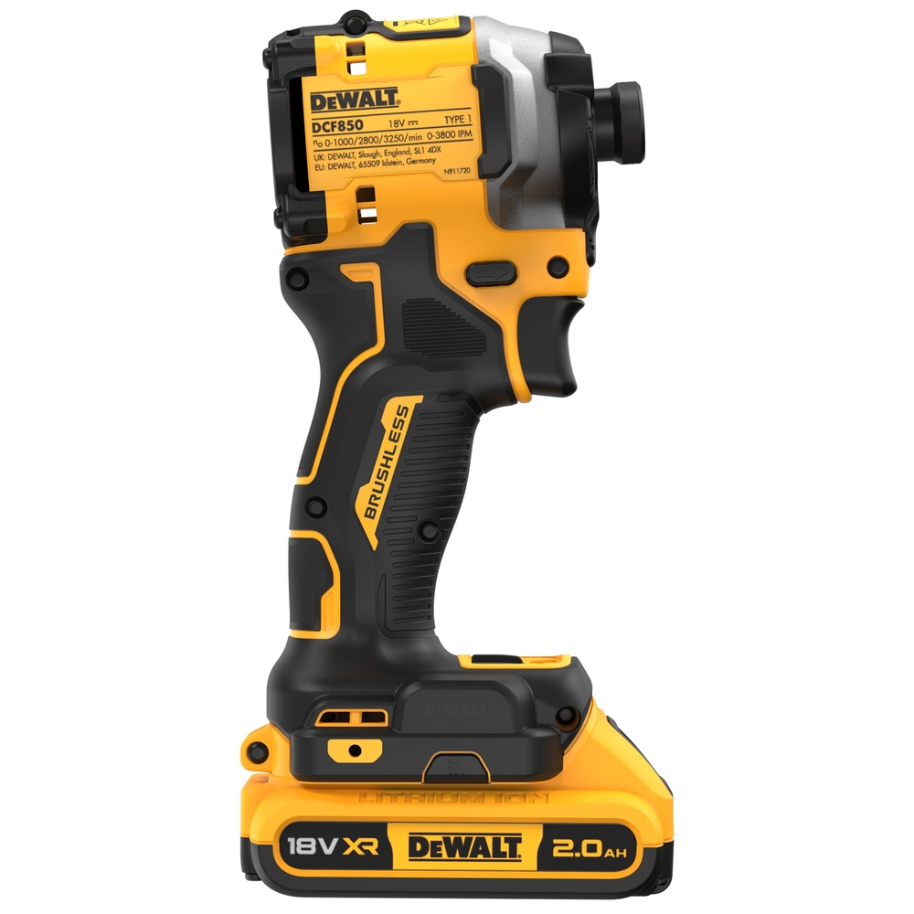Visseuse à chocs ultra compacte XR 18 V 2 Ah Li-Ion Brushless - DCF850D2T-QW - DEWALT
