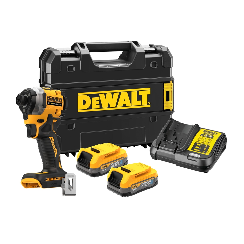 Visseuse à chocs ultra compacte XR 18 V 1,7 Ah Li-Ion Brushless - POWERSTACK - DCF850E2T-QW - DEWALT