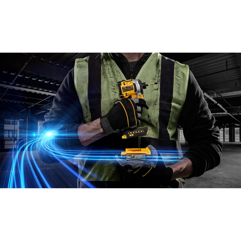 Visseuse à chocs ultra compacte XR 18 V 1,7 Ah Li-Ion Brushless - POWERSTACK - DCF850E2T-QW - DEWALT