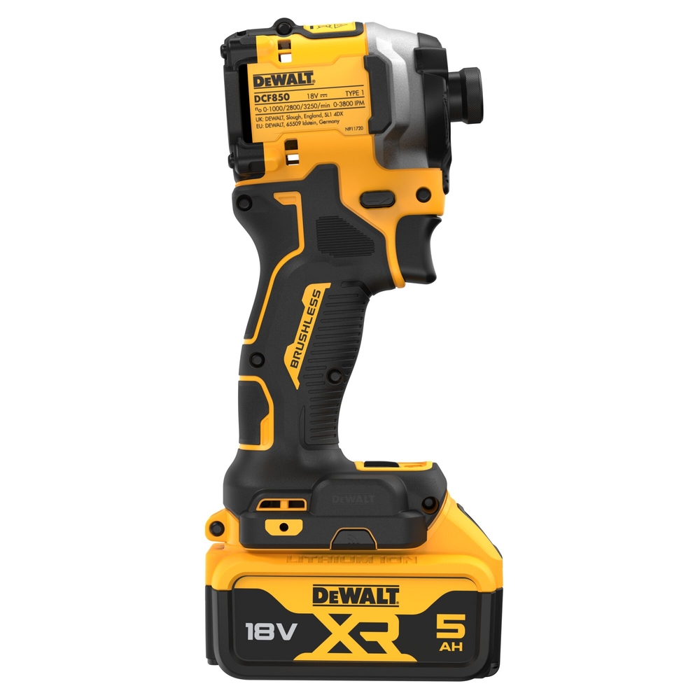 Visseuse à chocs ultra compacte XR 18 V 5 Ah Li-Ion Brushless - DCF850P2T-QW - DEWALT