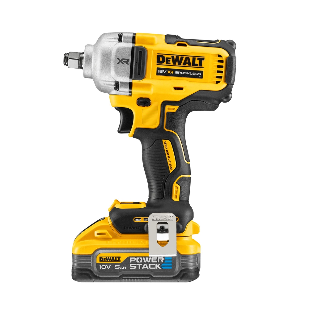 Boulonneuse 1/2‘’ XR 18 V 5 Ah Brushless 812 Nm - jonc de sécurité - POWERSTACK - DCF891H2T-QW - DEWALT