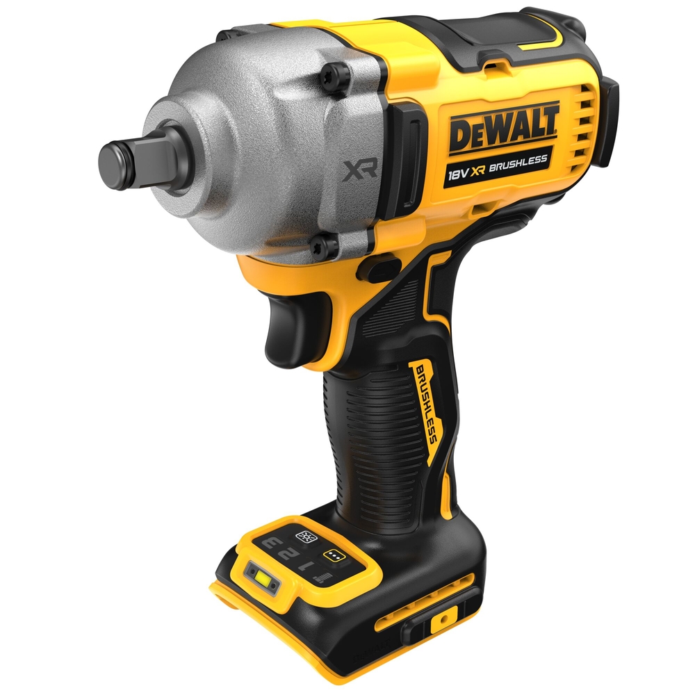 Boulonneuse à chocs 1/2‘’ XR 18 V Brushless 812 Nm - jonc de sécurité - DCF891NT-XJ - DEWALT