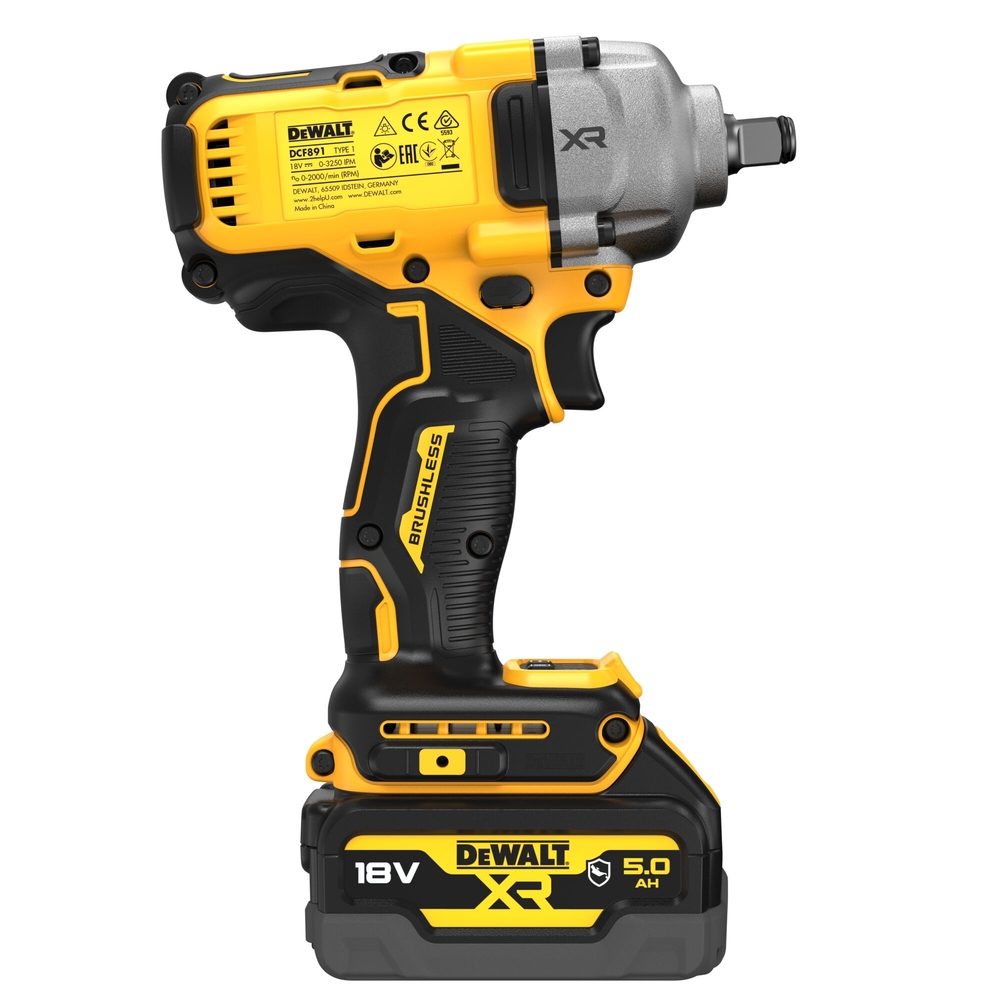 Boulonneuse 1/2‘’ XR 18 V 5 Ah Brushless 812 Nm - jonc de sécurité - Pack 