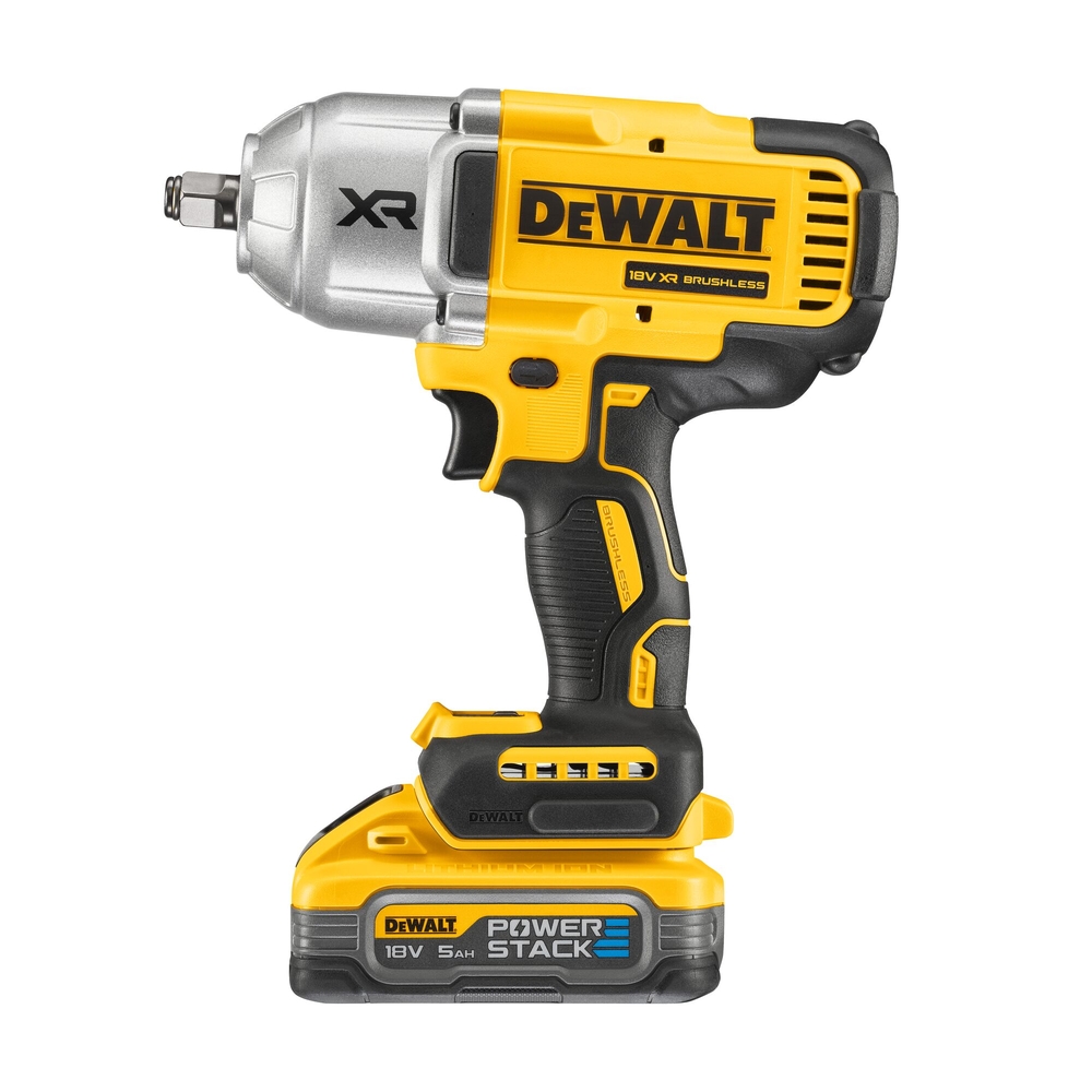 Boulonneuse ½” XR 18 V 5 Ah Brushless 1396 Nm - jonc de sécurité - POWERSTACK - DCF900H2T-QW - DEWALT