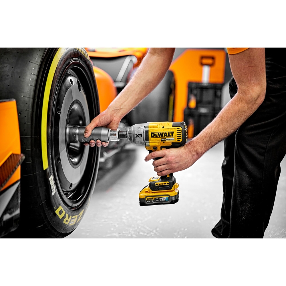 Boulonneuse ½” XR 18 V 5 Ah Brushless 1396 Nm - jonc de sécurité - POWERSTACK - DCF900H2T-QW - DEWALT
