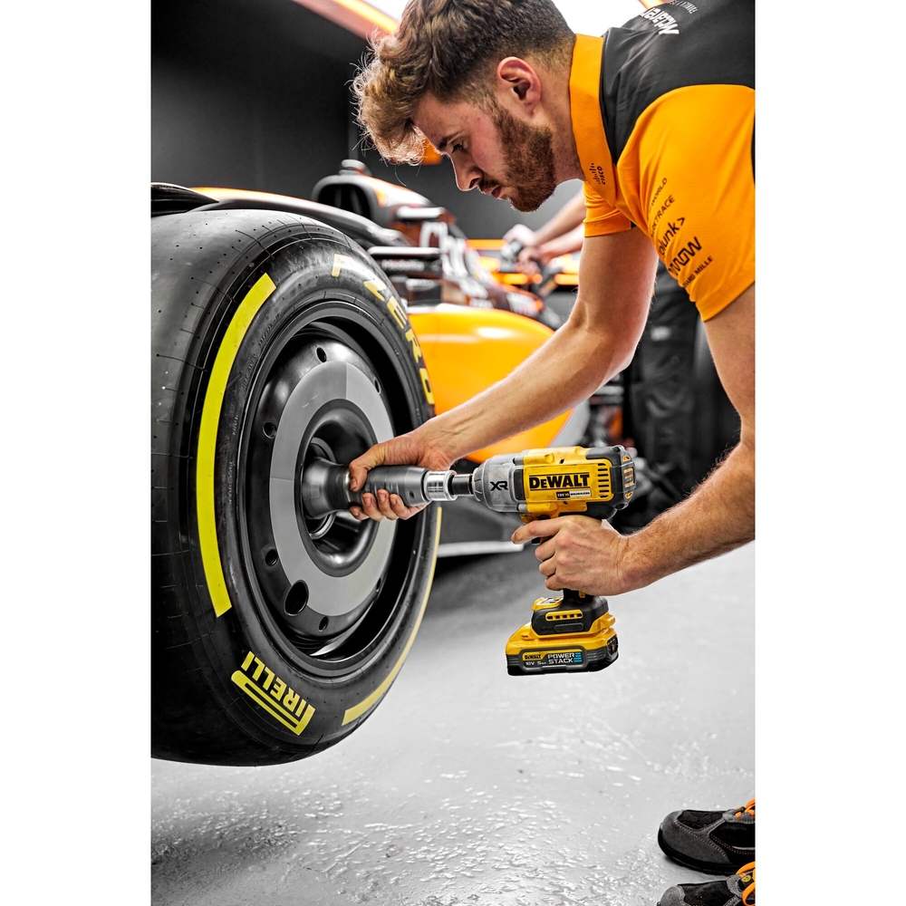 Boulonneuse ½” XR 18 V 5 Ah Brushless 1396 Nm - jonc de sécurité - POWERSTACK - DCF900H2T-QW - DEWALT
