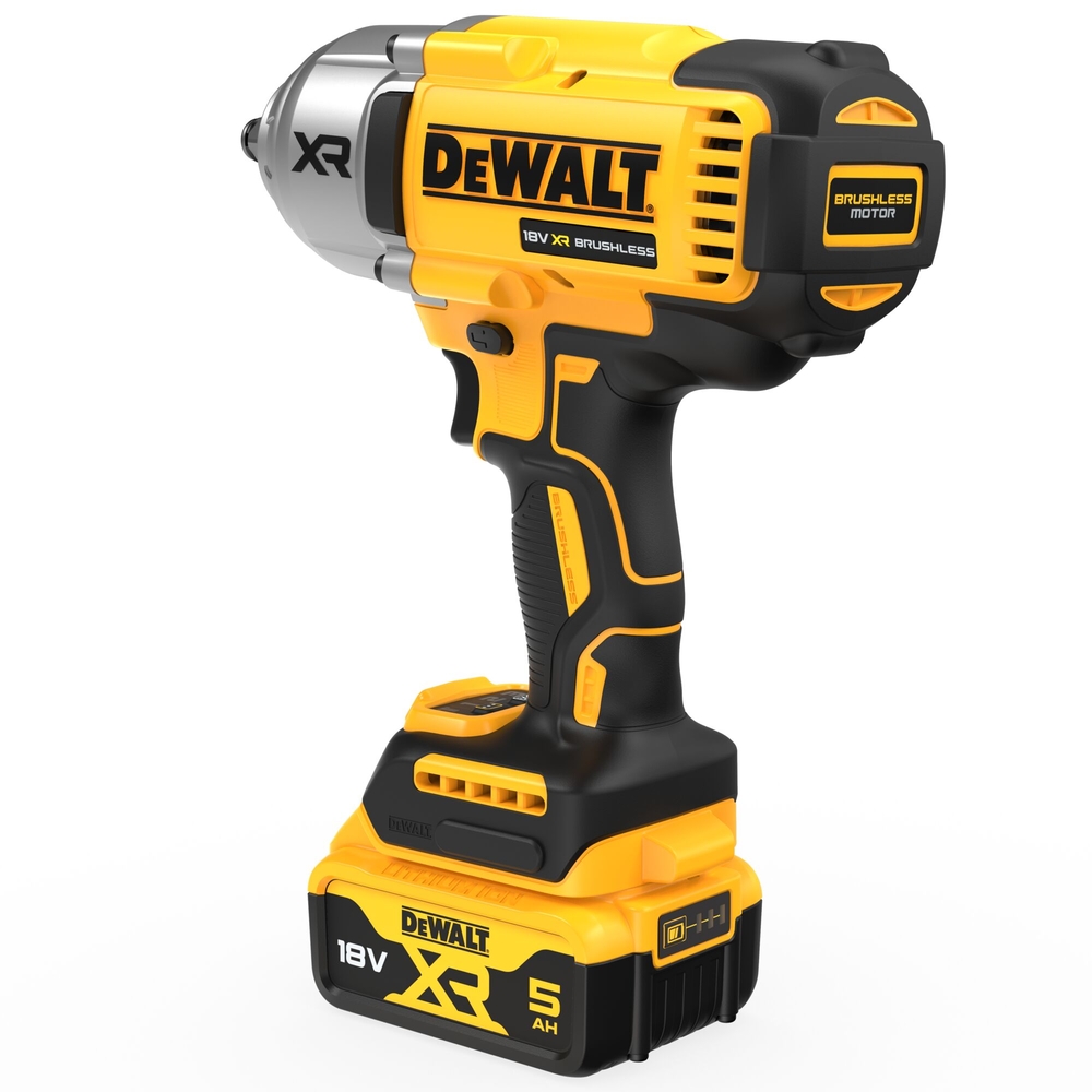 Boulonneuse ½” XR 18 V 5 Ah Li-Ion Brushless 1396 Nm - jonc de sécurité  - DCF900P2T-QW - DEWALT