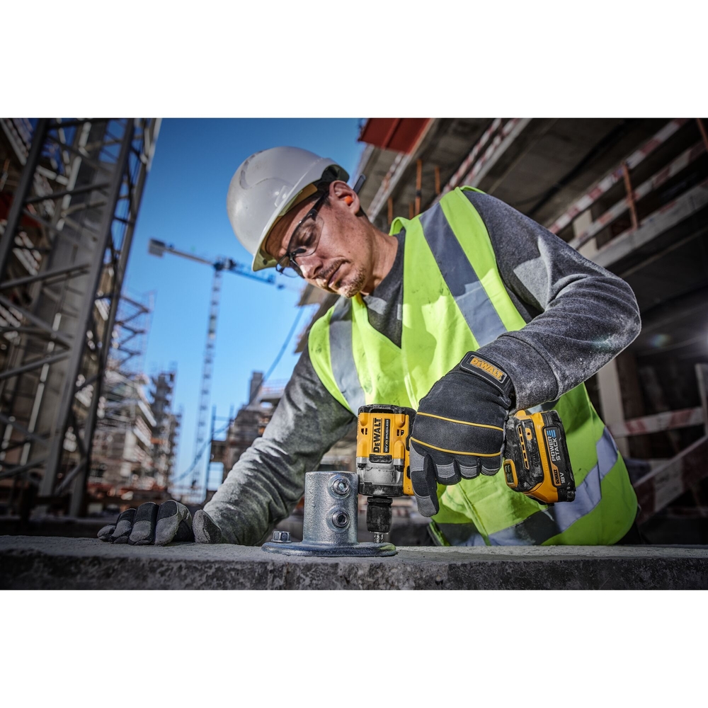 Boulonneuse 1/2'' XR 18V 1,7 Ah Brushless 406 Nm - jonc de sécurité - POWERSTACK - DCF921E2T-QW - DEWALT
