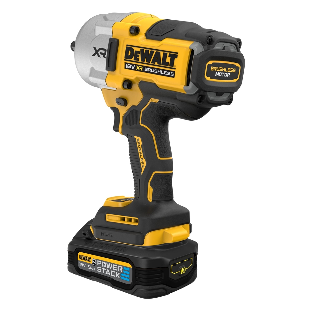 Boulonneuse ½” XR 18V 5Ah Li-Ion Brushless 1632 Nm - POWERSTACK renforcée - DCF961H2G-QW - DEWALT