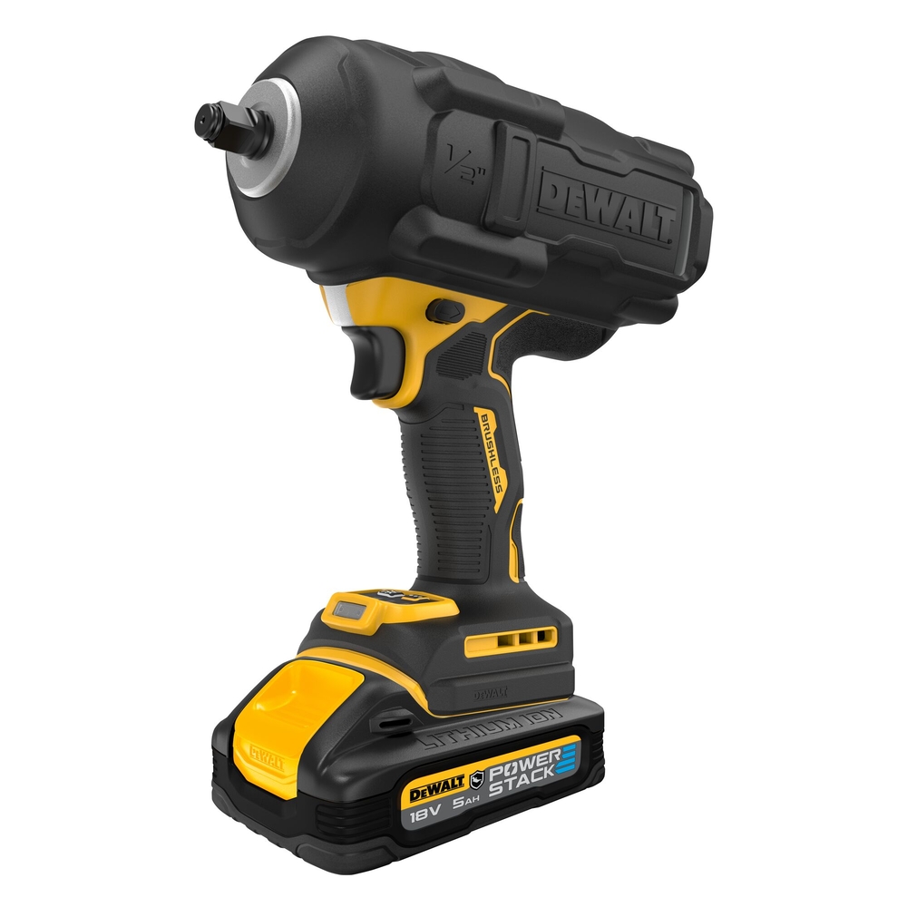 Boulonneuse ½” XR 18V 5Ah Li-Ion Brushless 1632 Nm - POWERSTACK renforcée - DCF961H2G-QW - DEWALT