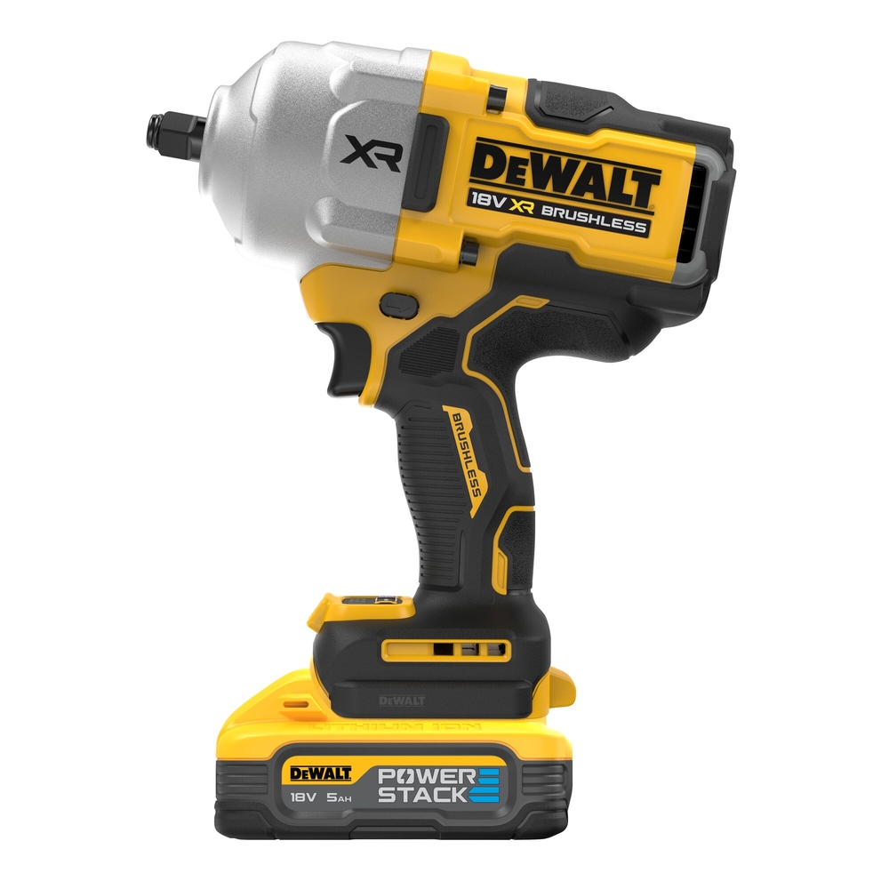 Boulonneuse ½” XR 18V 5Ah Li-Ion Brushless 1632Nm - Jonc de sécurité -POWERSTACK - DCF961H2T-QW - DEWALT