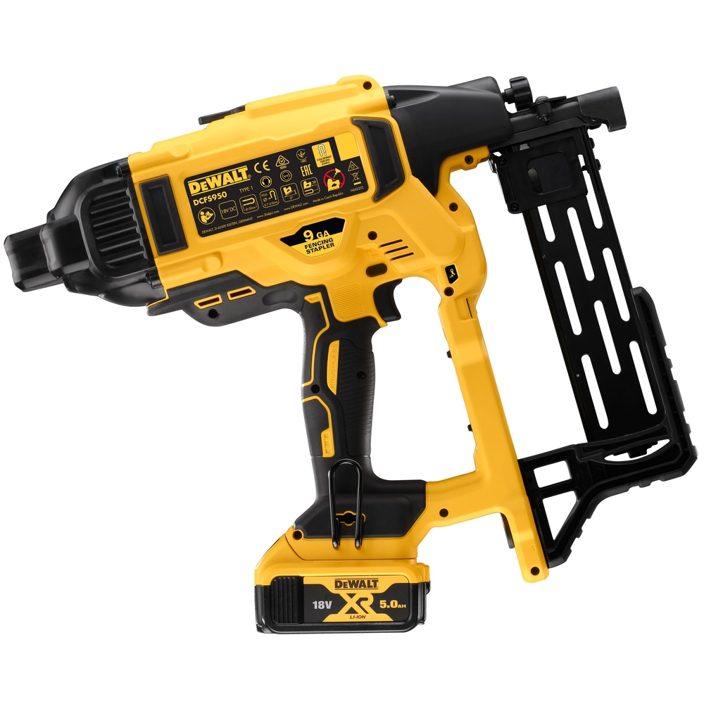 Agrafeuse pour clôture XR 18 V 5 Ah Li-Ion Brushless - DCFS950P2-QW - DEWALT
