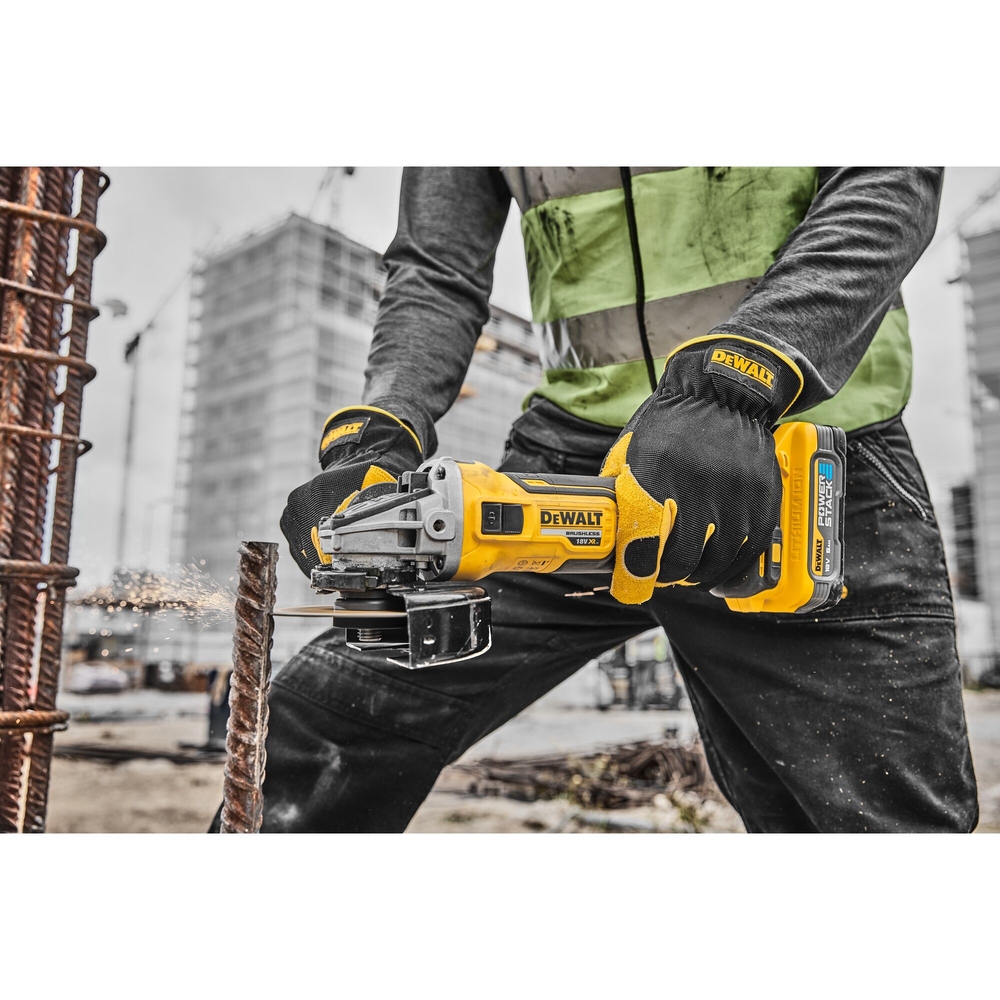 Meuleuse 125 mm XR 18 V 5 Ah Li-Ion Brushless POWERSTACK - DCG405H2T-QW - DEWALT