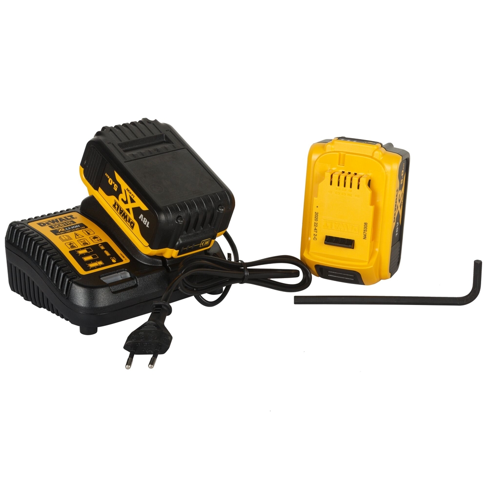Meuleuse 125 mm XR 18 V 5 Ah Li-Ion Brushless - DCG405P2-QW - DEWALT