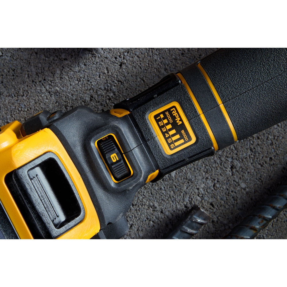 Meuleuse à vitesse variable 125mm XR 18V ADV Brushless - interrupteur à palettes - DCG416VSN-XJ - DEWALT