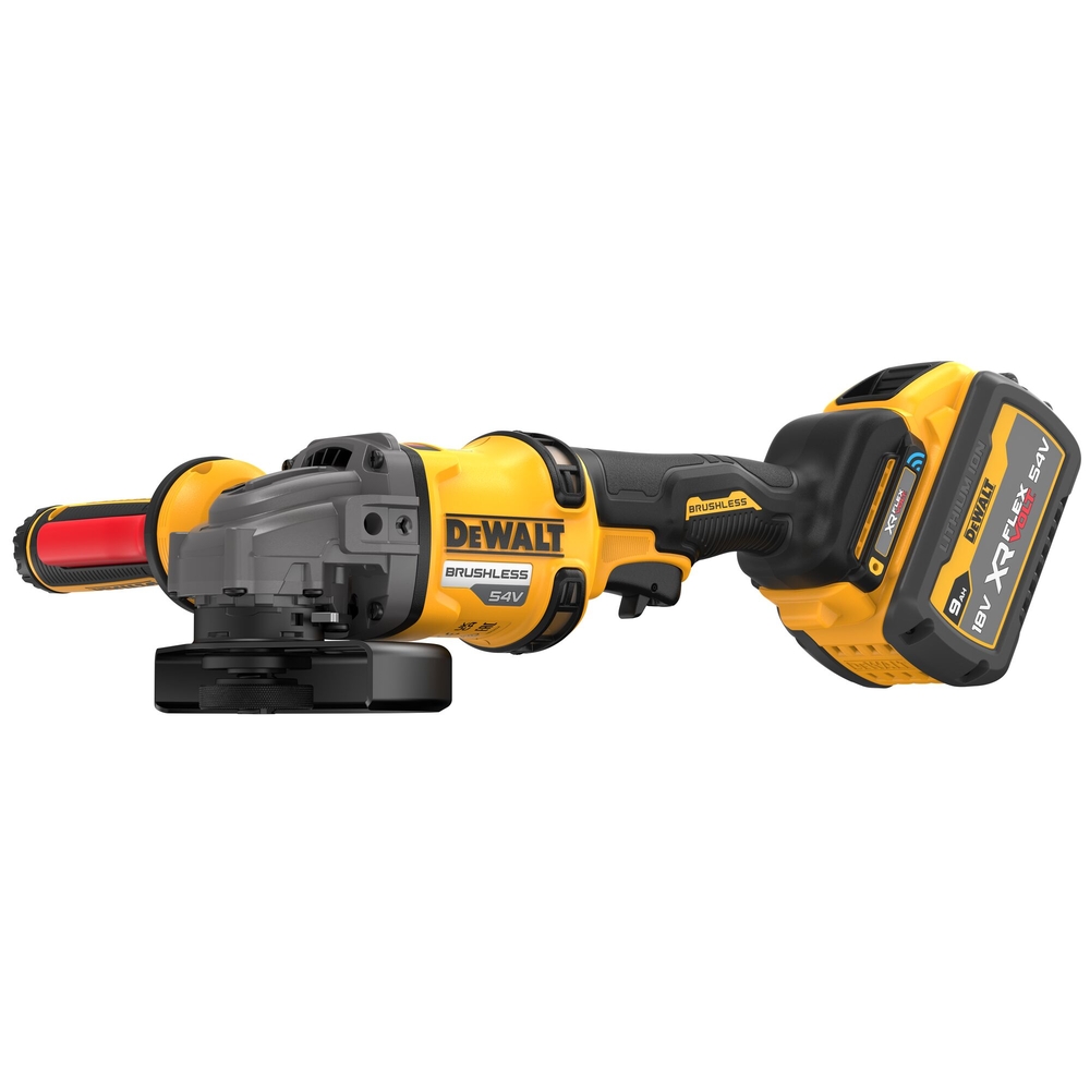 Meuleuse 125 mm XR FLEXVOLT 54V 9Ah Li-ion Brushless - Double sécurité - DCG418SHDX2-QW - DEWALT