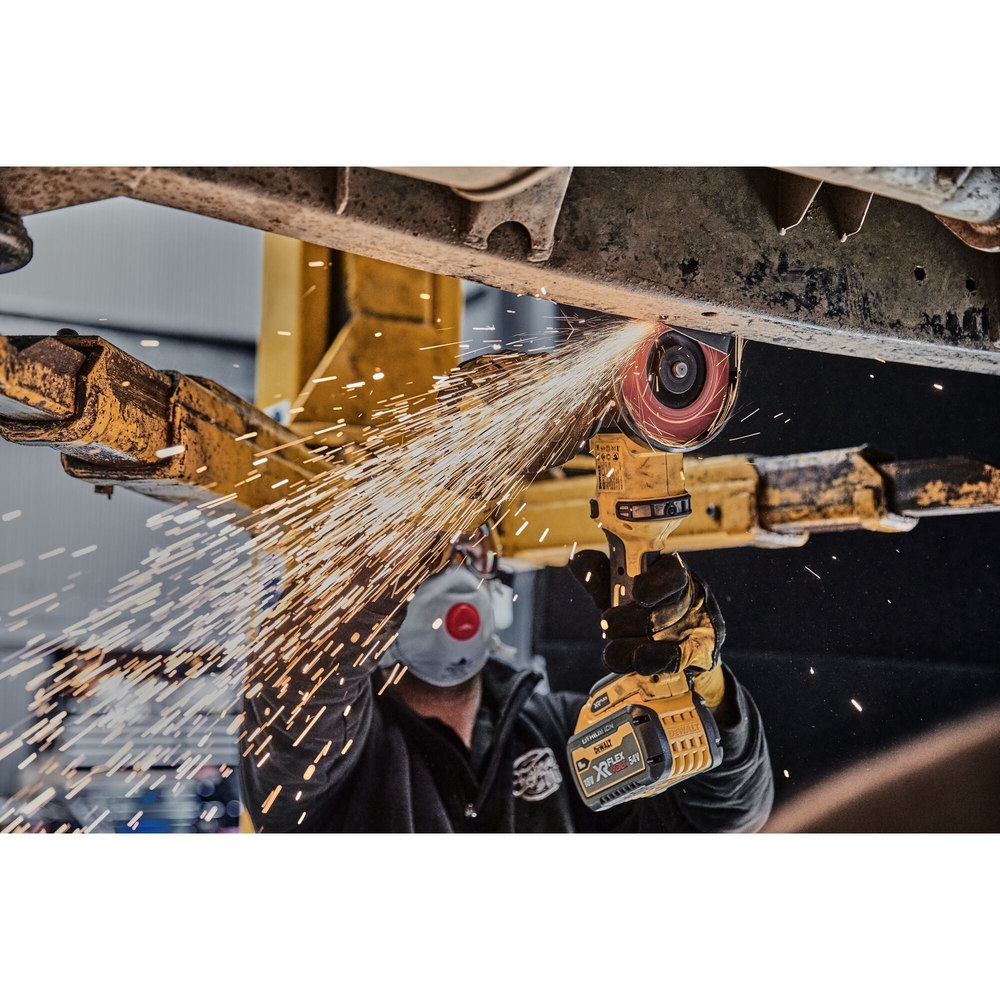 Meuleuse 125 mm XR FLEXVOLT 54 V 3 Ah Li-Ion Brushless - DCG418X2-QW - DEWALT