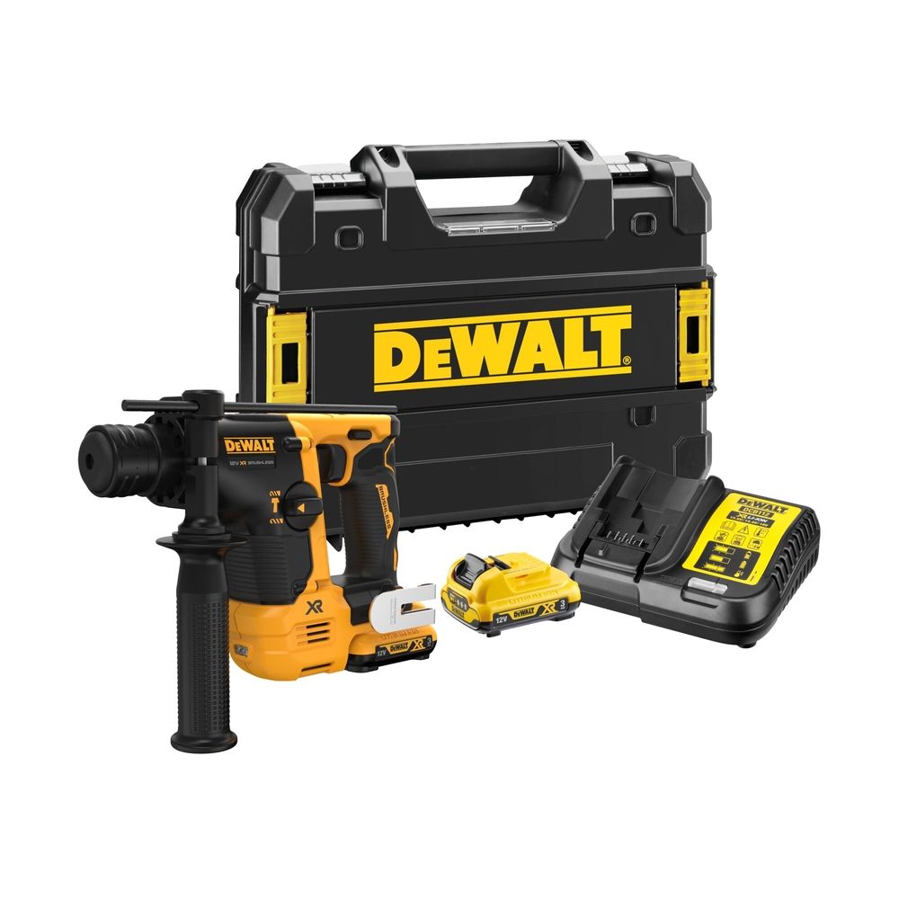 Perforateur SDS-plus XR 12 V 3 Ah Li-Ion Brushless 1,1 J - DCH072L2-QW - DEWALT