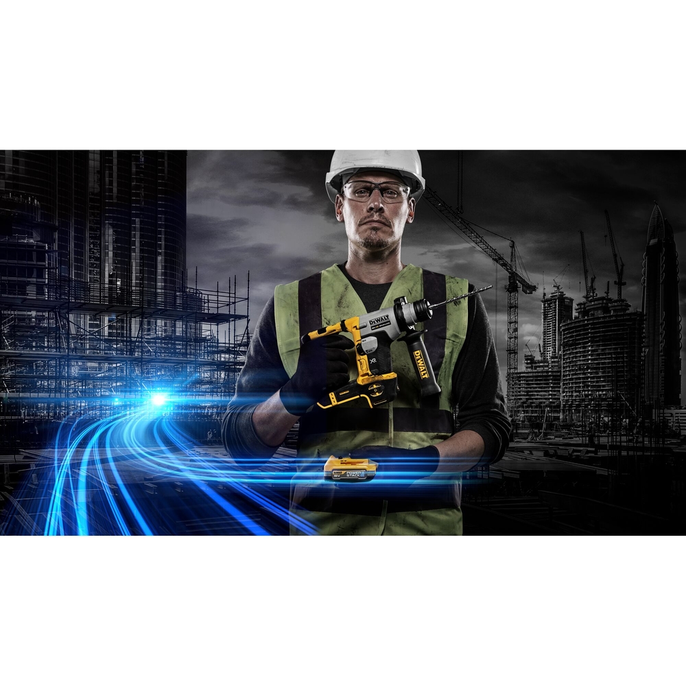 Perforateur SDS-plus XR 18 V 1,7 Ah Li-Ion Brushless 1,4 J - POWERSTACK - DCH172E2T-QW - DEWALT