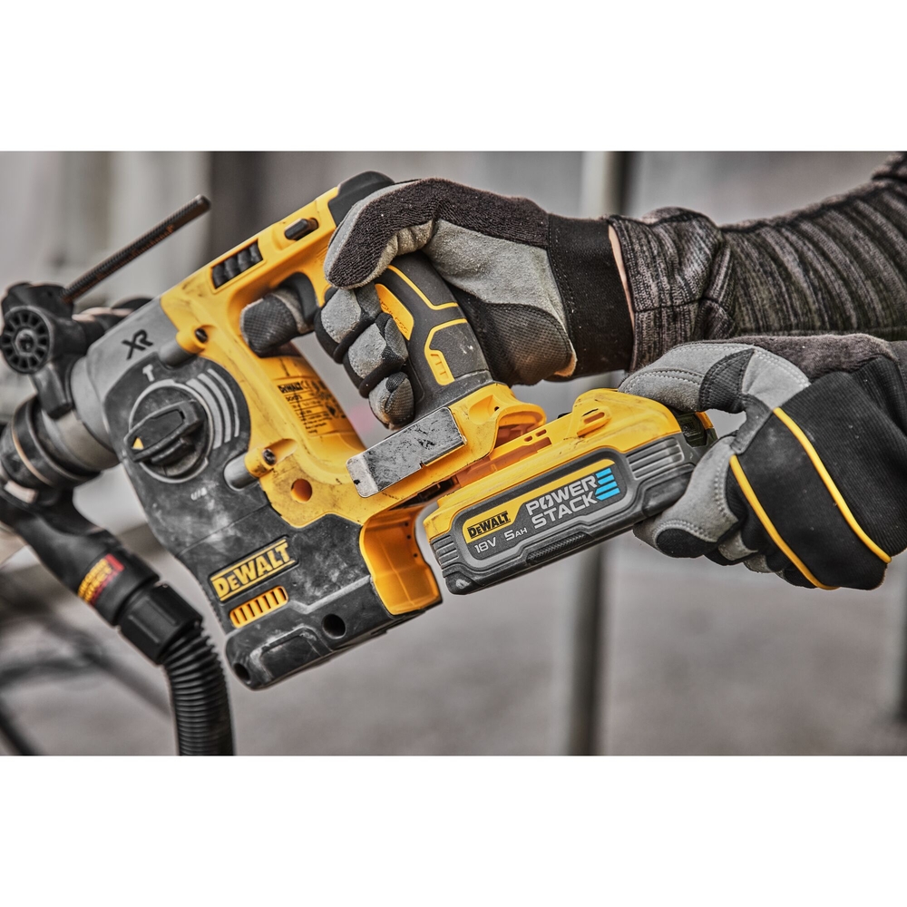 Perforateur SDS-plus XR 18 V 5 Ah Li-Ion Brushless 2,1 J - POWERSTACK - DCH273H2T-QW - DEWALT