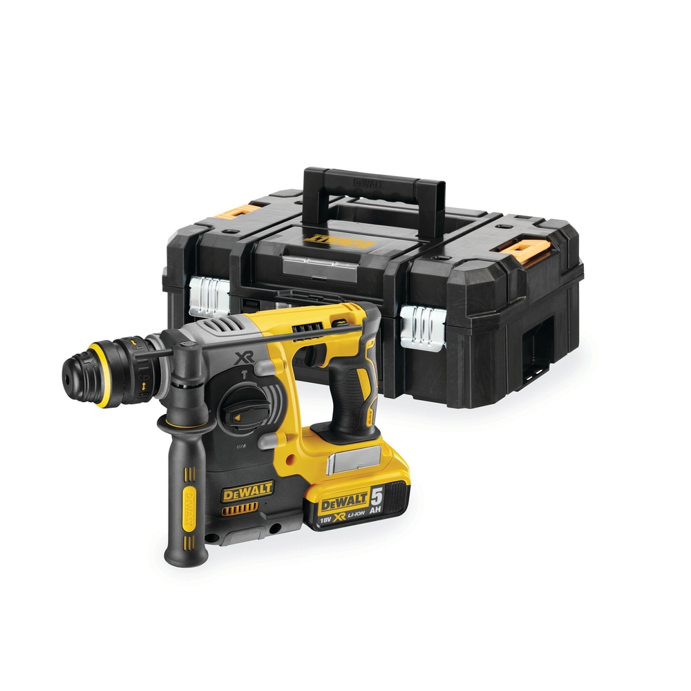 Perforateur SDS-plus XR 18 V 5 Ah Li-Ion Brushless 2,1 J - DCH273P2T-QW - DEWALT