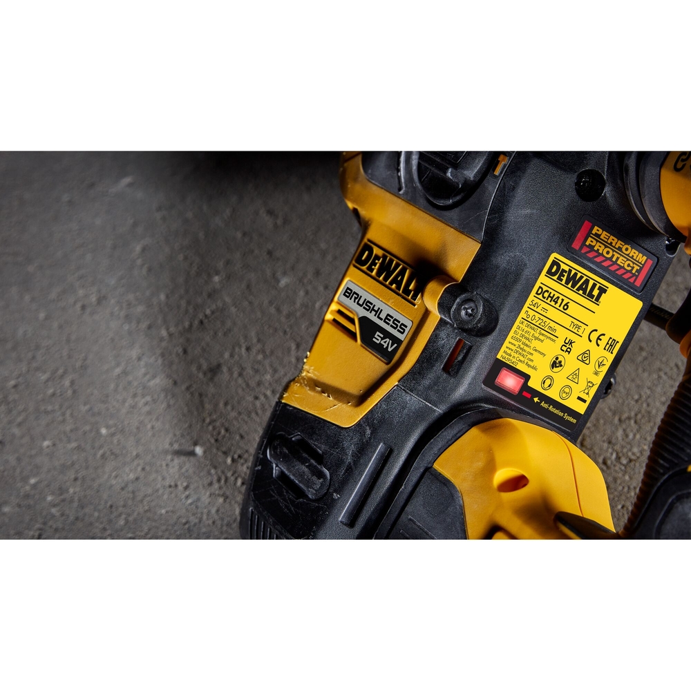 Perforateur burineur SDS-plus XR FLEXVOLT 54V Brushless 4.5J - DCH416NT-XJ - DEWALT