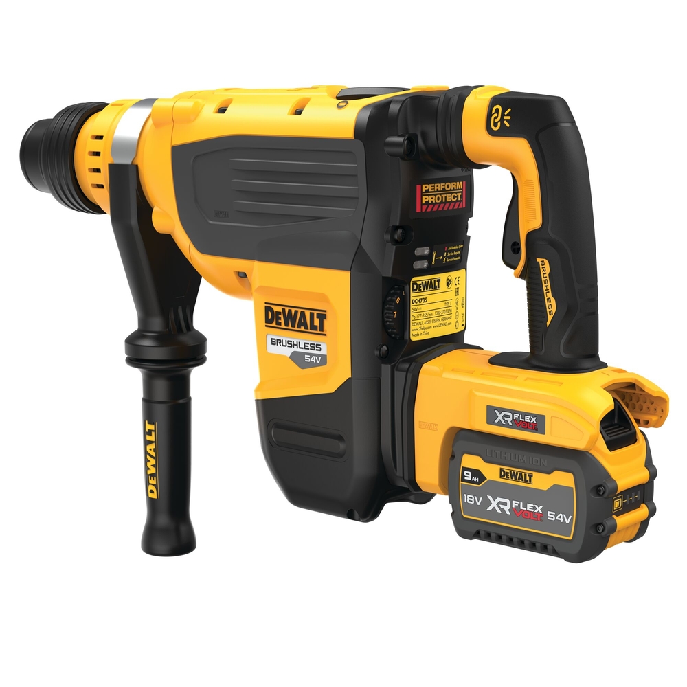 Perforateur SDS-max XR FLEXVOLT 54 V 3 Ah Li-Ion Brushless 13,3 J - DCH735X2-QW - DEWALT