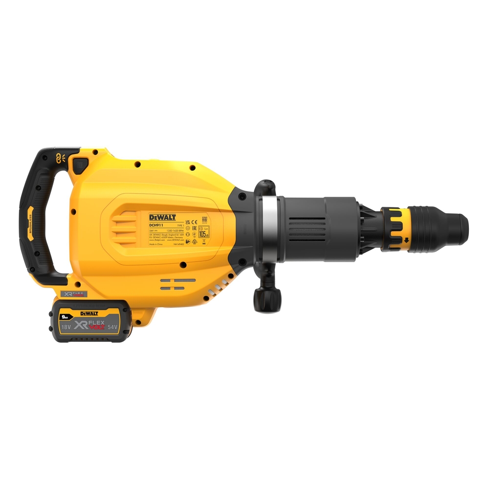 Marteau de démolition SDS-max XR FLEXVOLT 54V 3Ah Li-Ion Brushless 27J - DCH911X3-QW - DEWALT