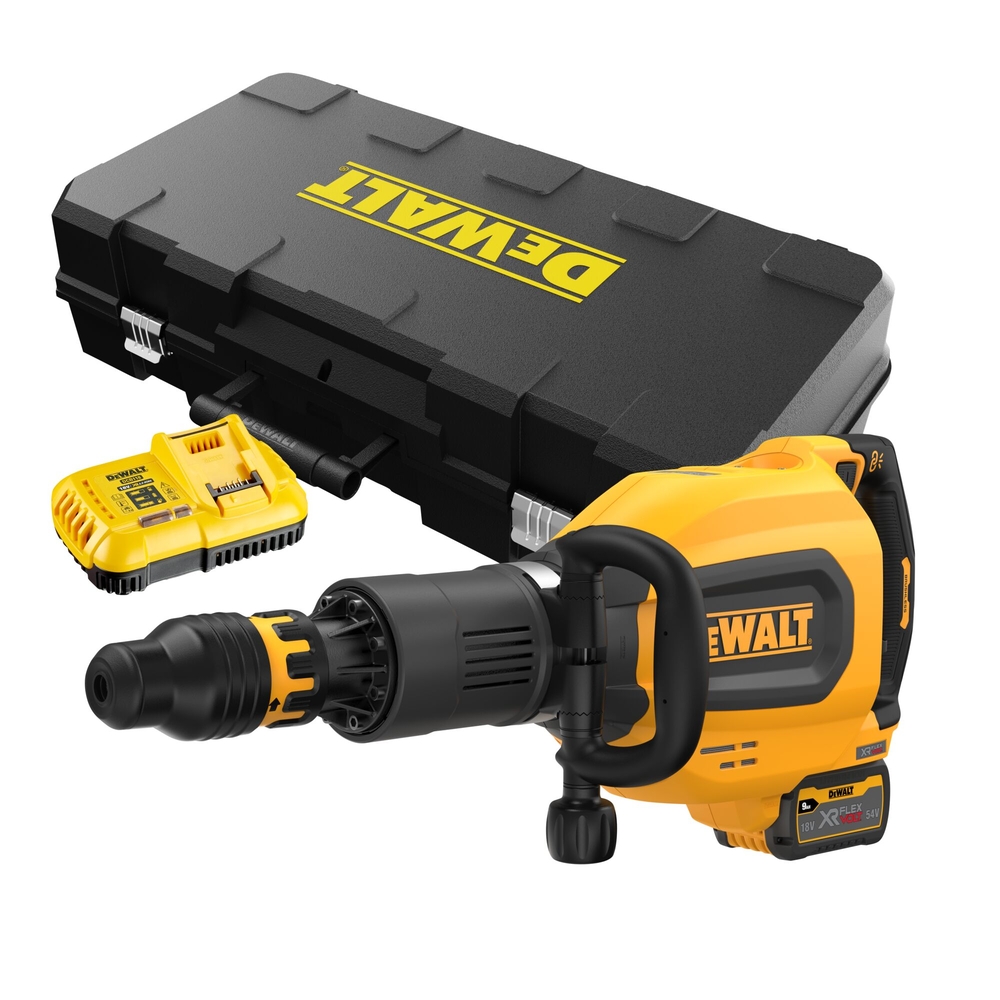 Marteau de démolition SDS-max XR FLEXVOLT 54V 3Ah Li-Ion Brushless 27J - DCH911X3-QW - DEWALT