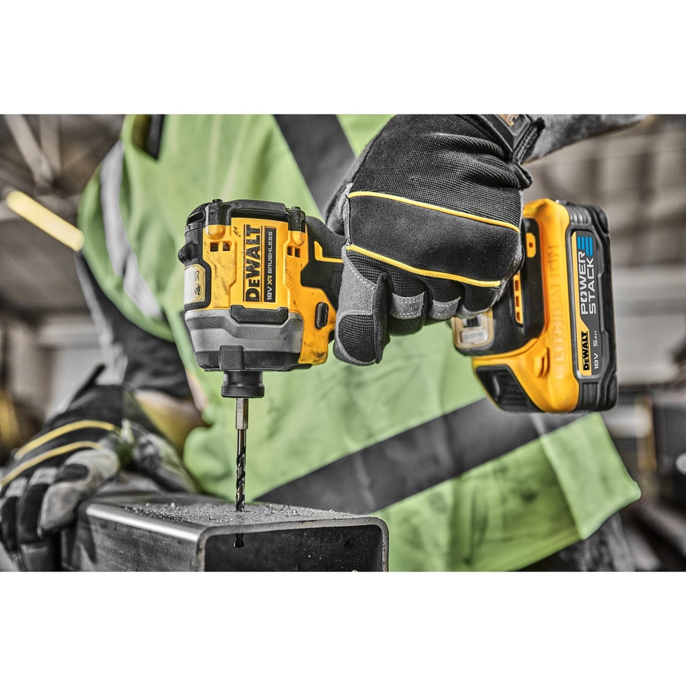 Kit 2 outils XR 18 V 5 Ah Li-Ion Brushless POWERSTACK - DCK2050H2T-QW - DEWALT
