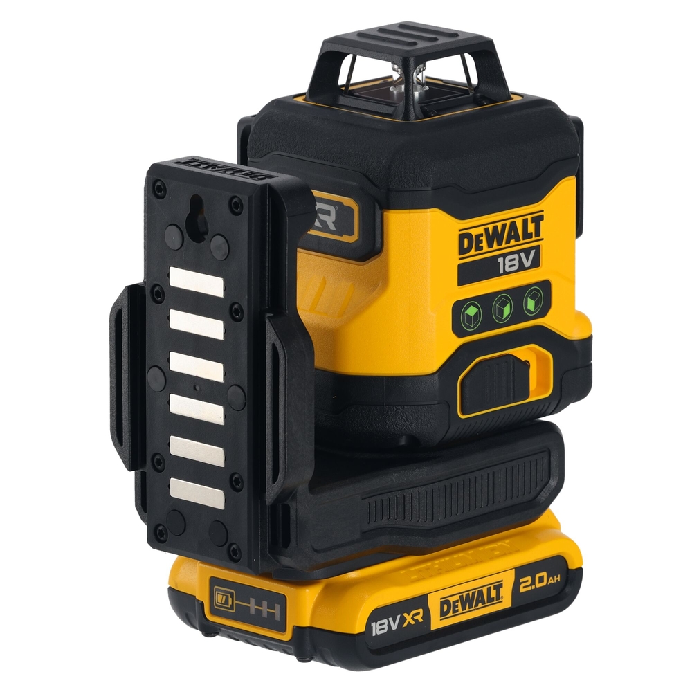 Kit 2 outils 18 V 2 Ah - support mural, cible, 2 batteries 18 V, chargeur, TSTAK - DCK2095D2T-QW - DEWALT