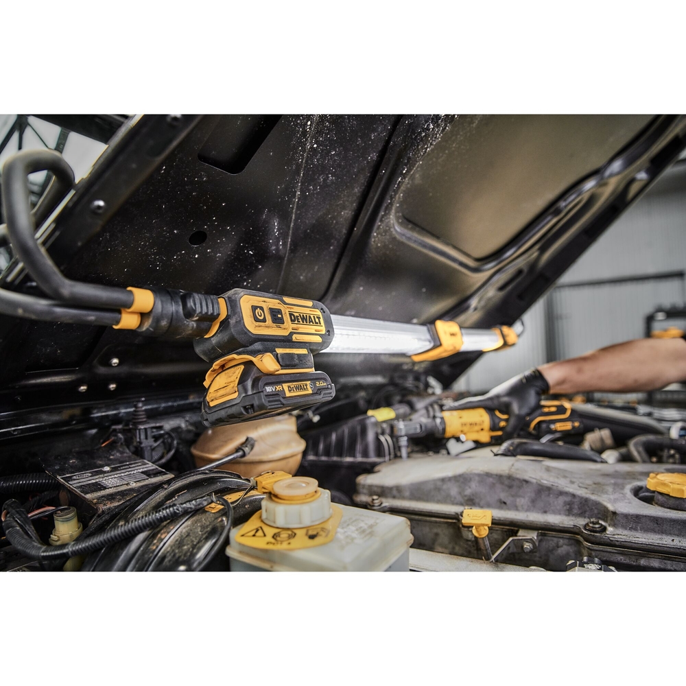 Lampe sous capot pliable XR 12 V / 18 V / 54 V - sans batterie ni chargeur - DCL045-XJ - DEWALT